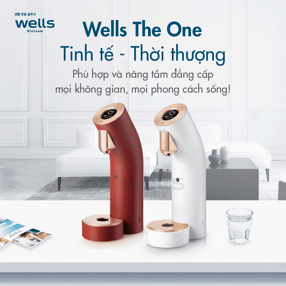 Wells The One - Máy lọc nước nóng/lạnh cao cấp đến từ Hàn Quốc