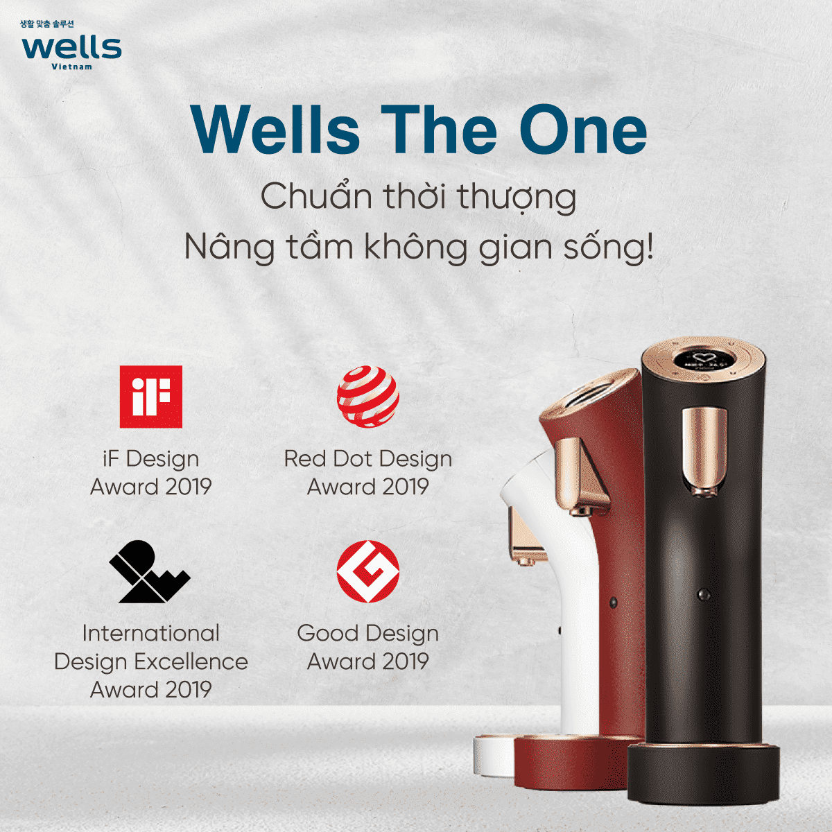 Wells The One - Máy lọc nước nóng/lạnh cao cấp đến từ Hàn Quốc