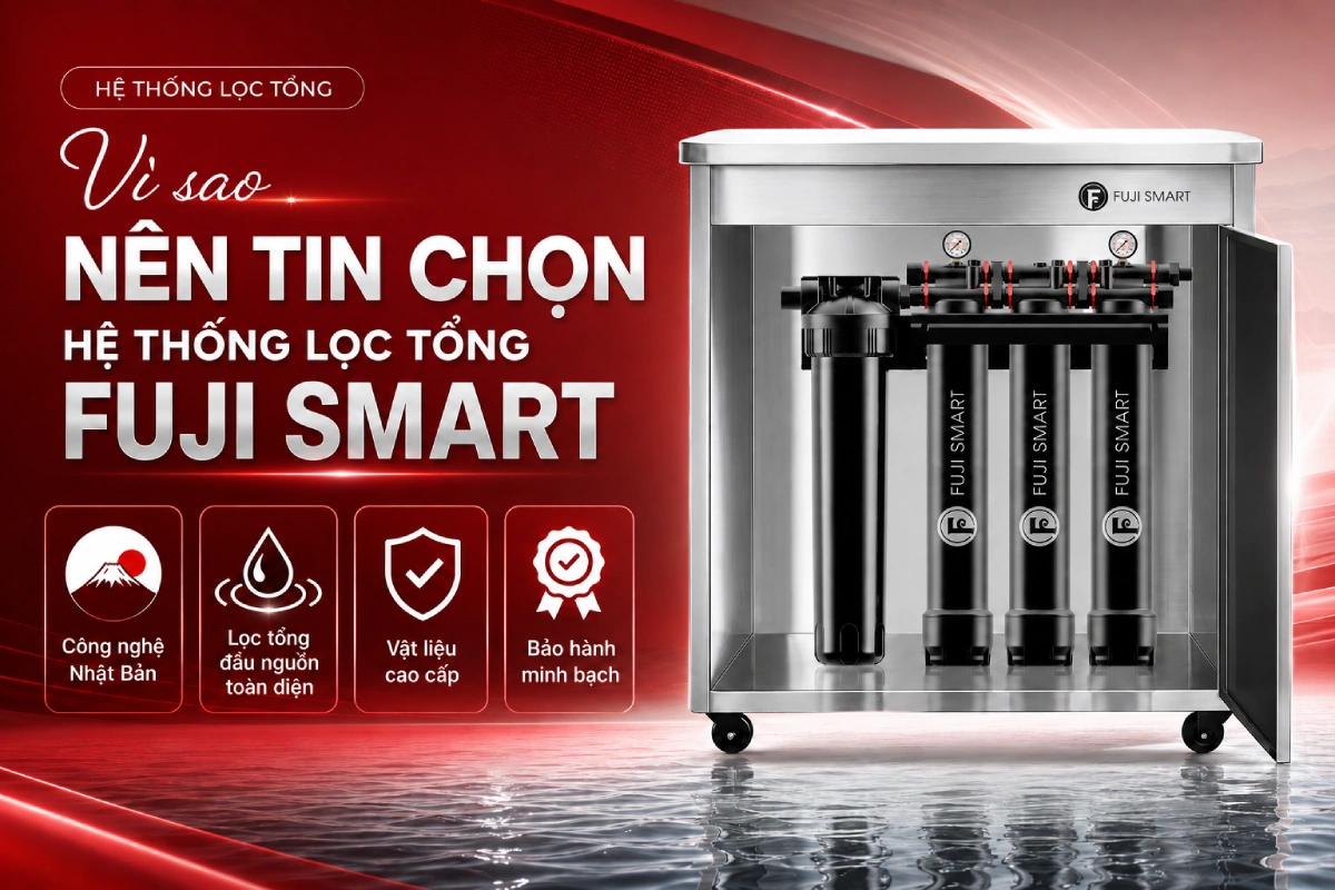 Fuji Smart APT 200 Plus – Giải pháp lọc nước đầu nguồn tân tiến cho nhà phố