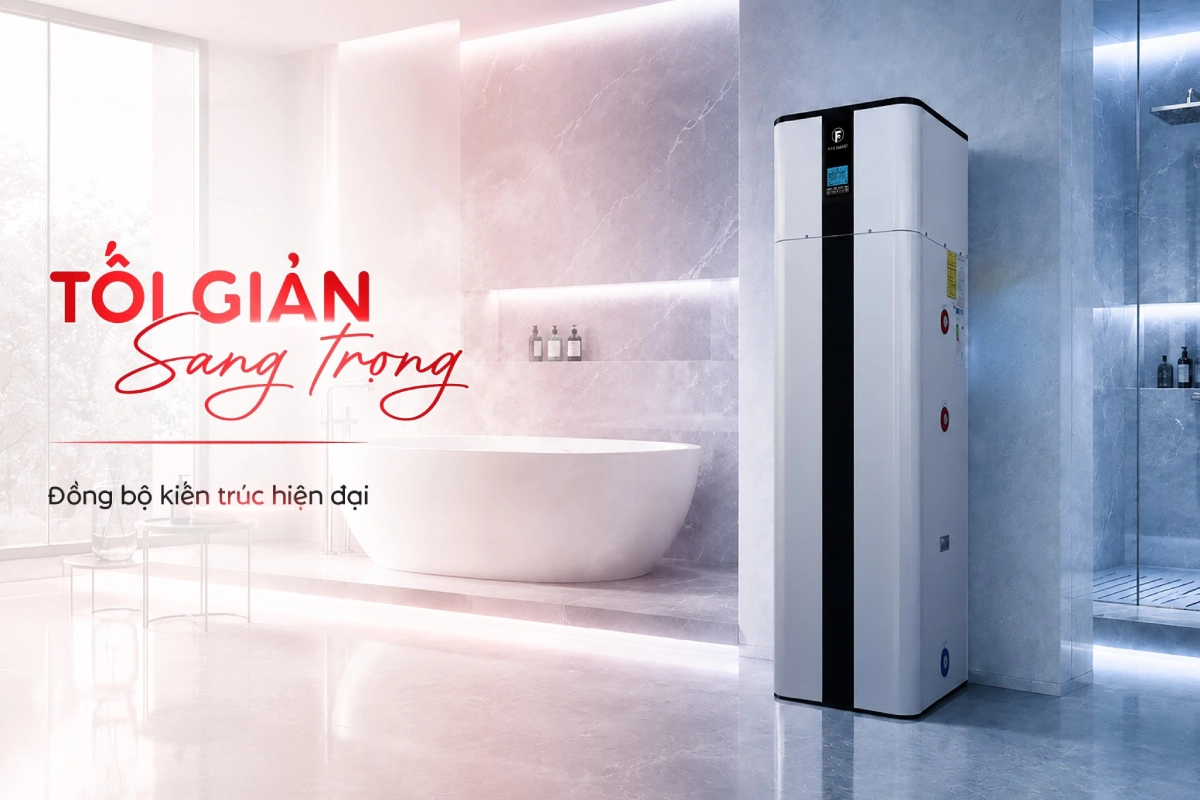 Máy bơm nhiệt heat pump Fuji Smart H800 thiết kế sang trọng