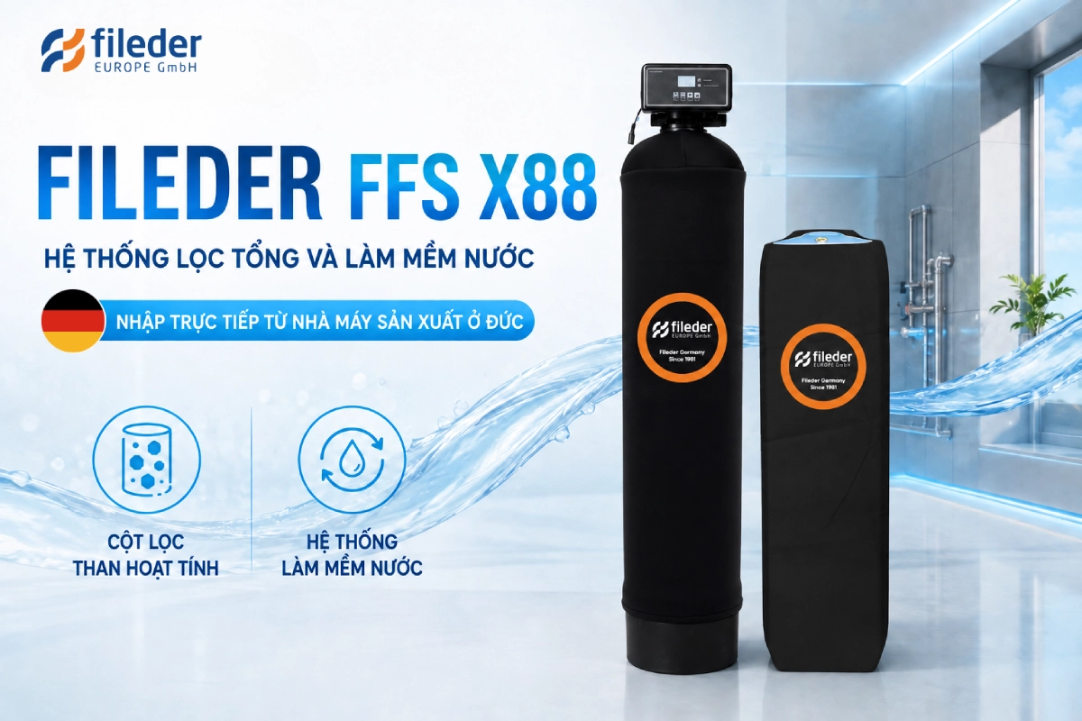 Fileder FFS X88 được sản xuất tại Đức, nhập khẩu trực tiếp từ nhà máy Fileder tại Đức